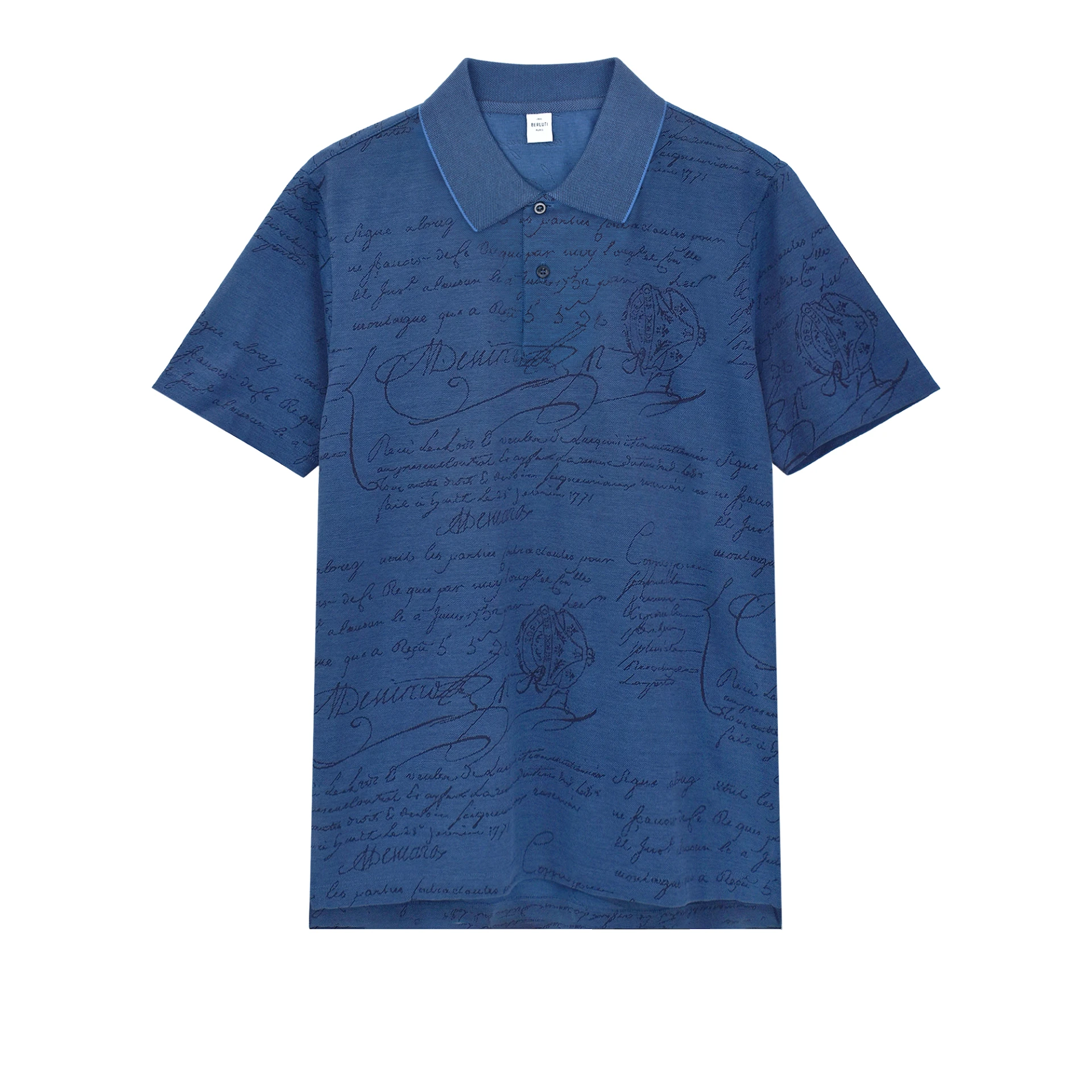 BERLUTI Scritto Polo Shirt Cotton