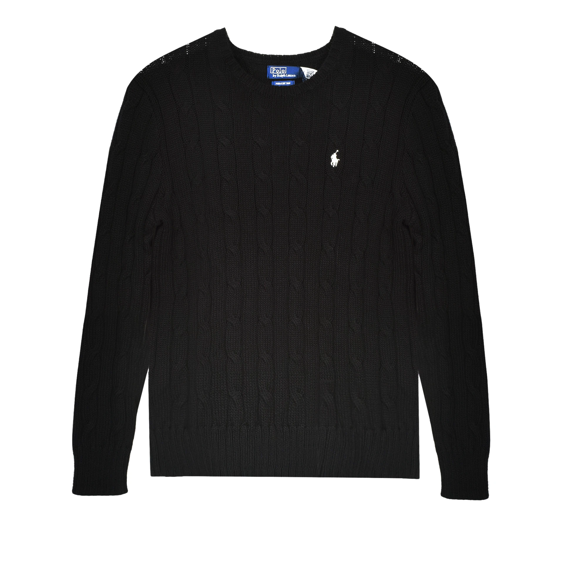 POLO RALPH LAUREN Cable Knit Crewneck Sweater Cotton