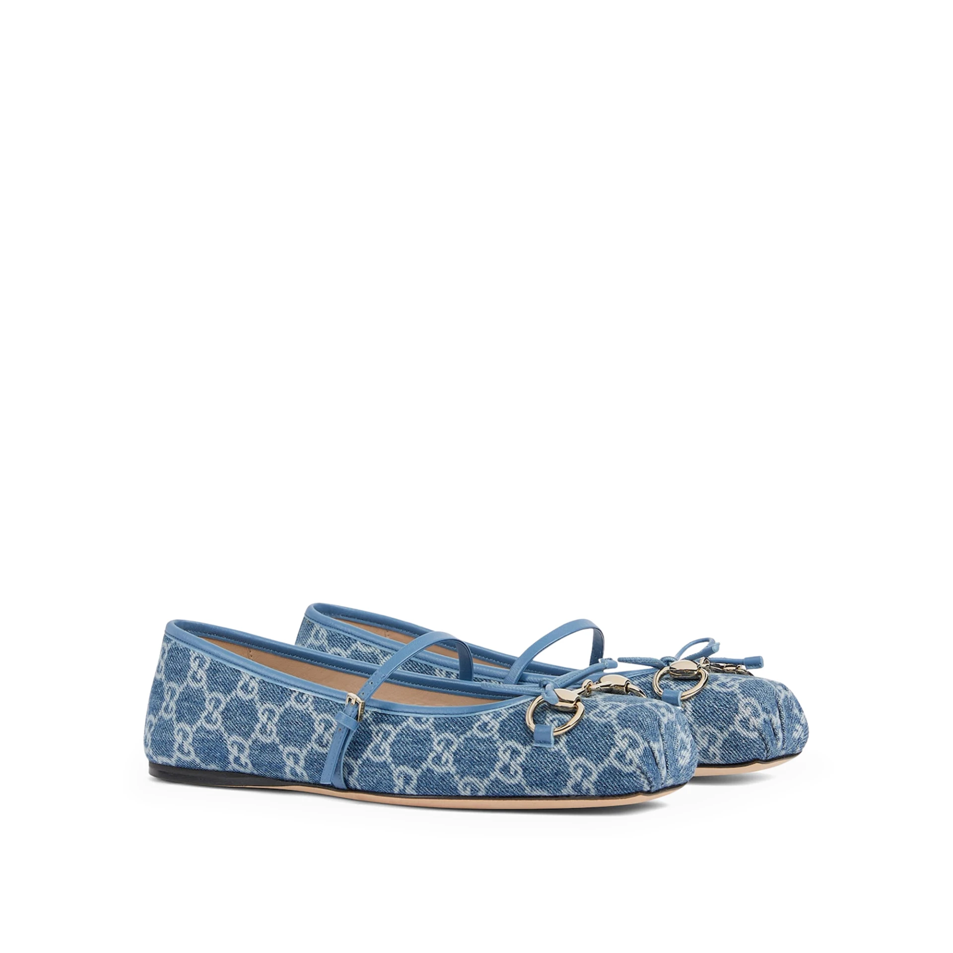 GUCCI Gg Horsebit Ballet Flat