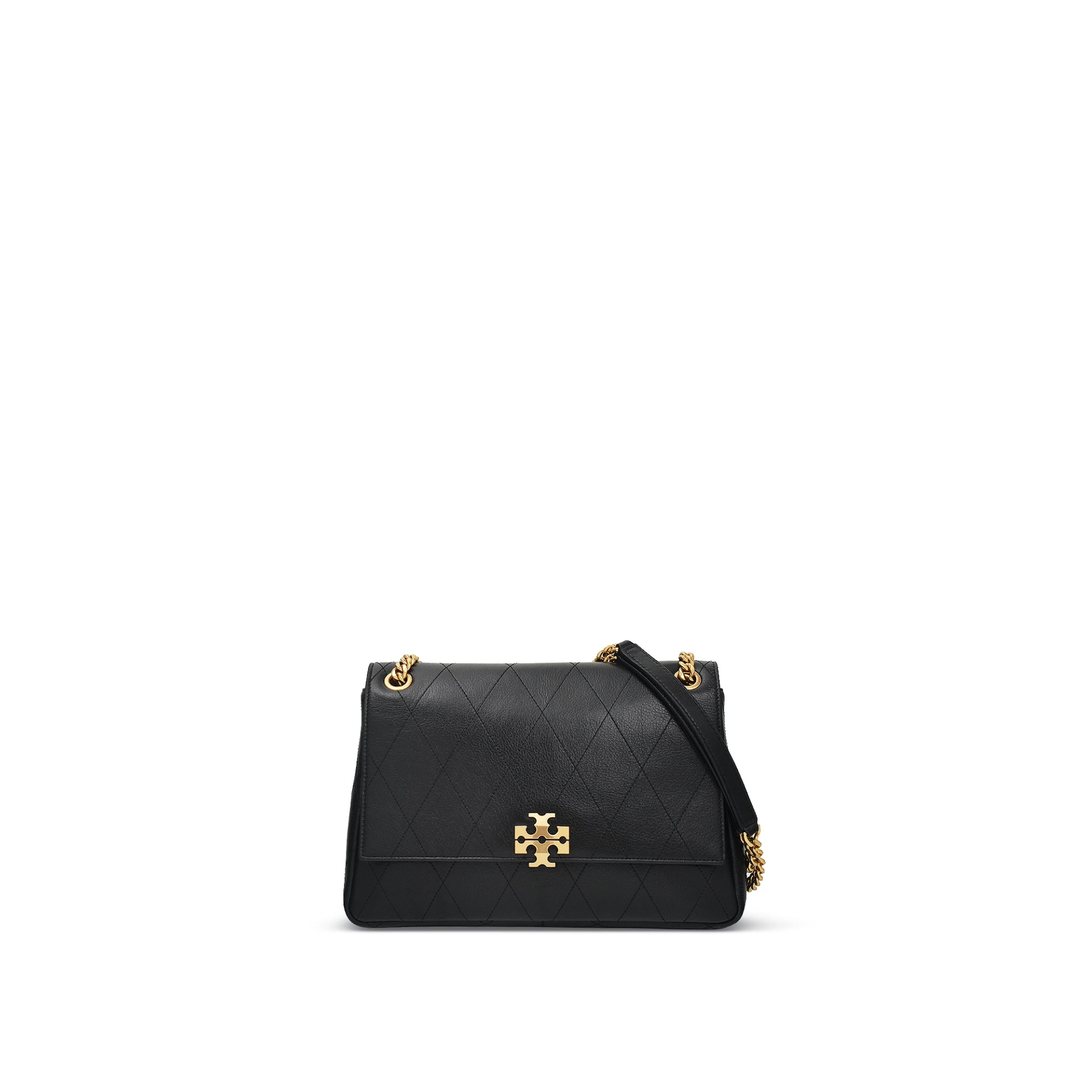 TORY BURCH Charlie Quilted Shoulder Bag Ghw