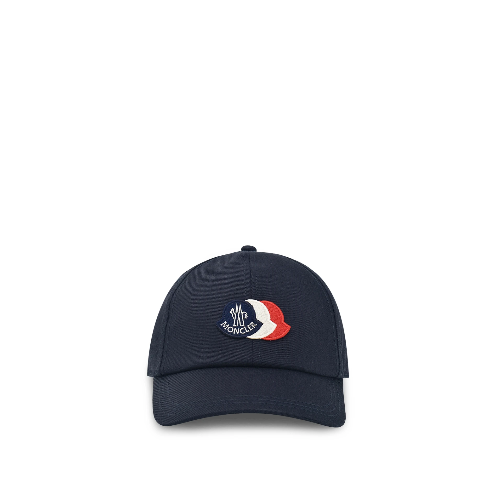 MONCLER Tricolor Logo Baseball Cap