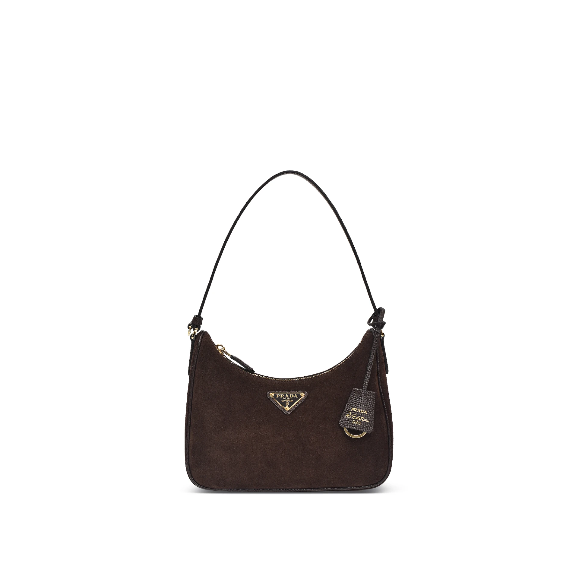 PRADA Re-Edition 2005 Mini Bag Suede Leather