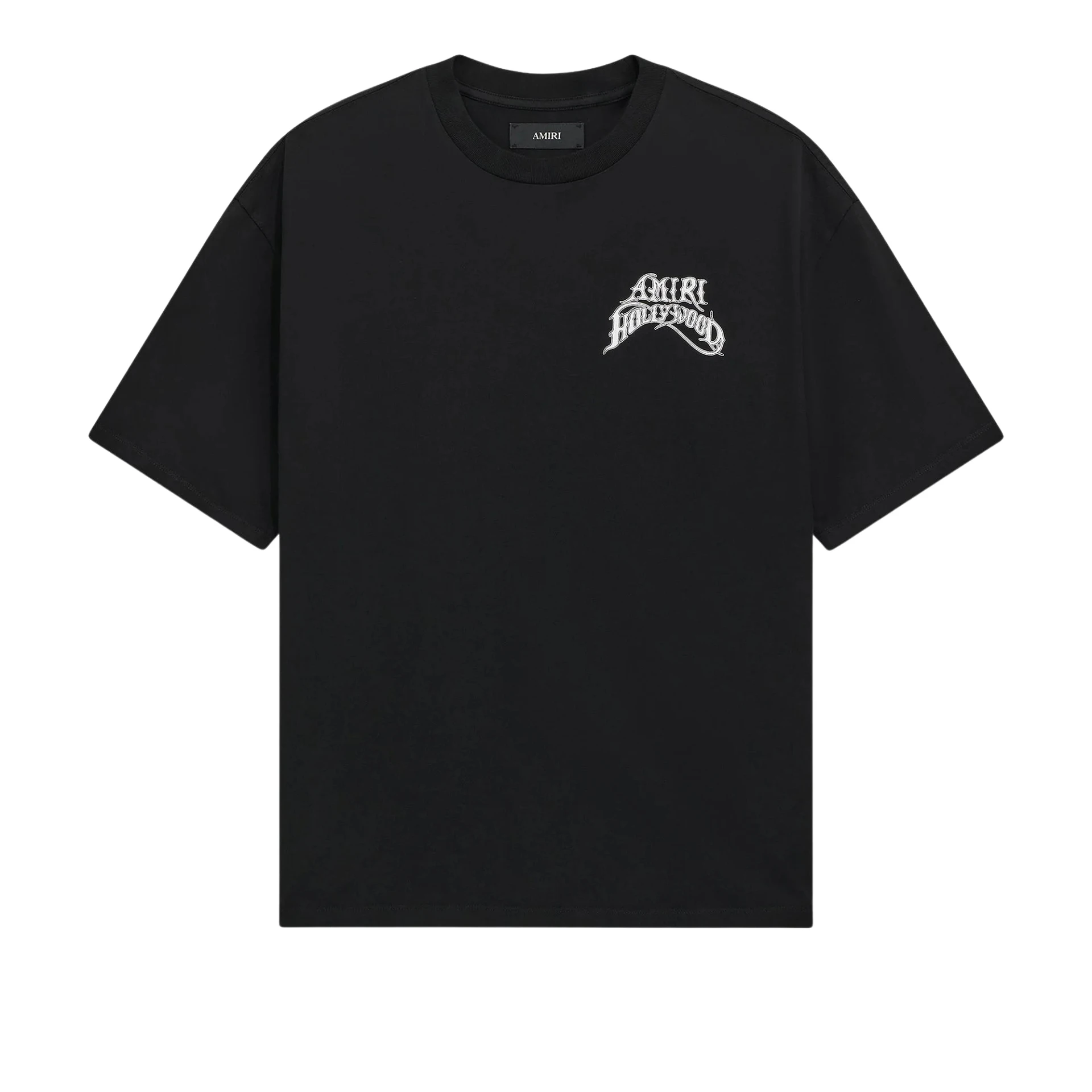 AMIRI Hollywood Cracked Logo Graphics Oversized Tshirt