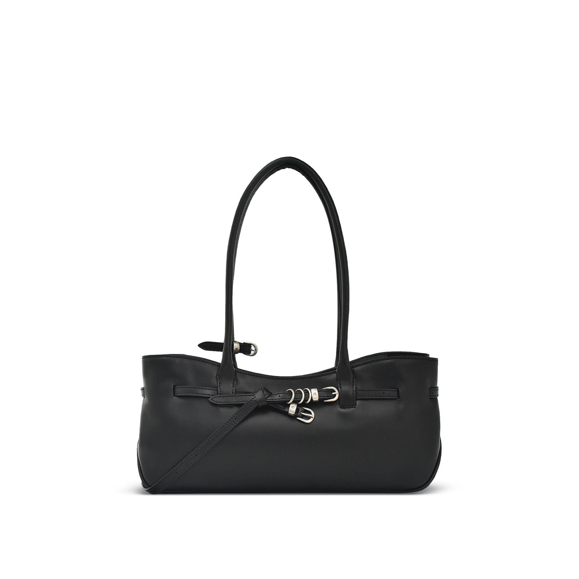 MARGESHERWOOD Grandma Used Shoulder Bag Calfskin Leather