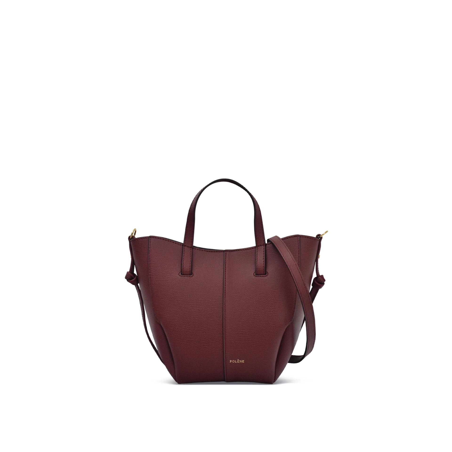 POLENE Cyme Nano Textured Leather