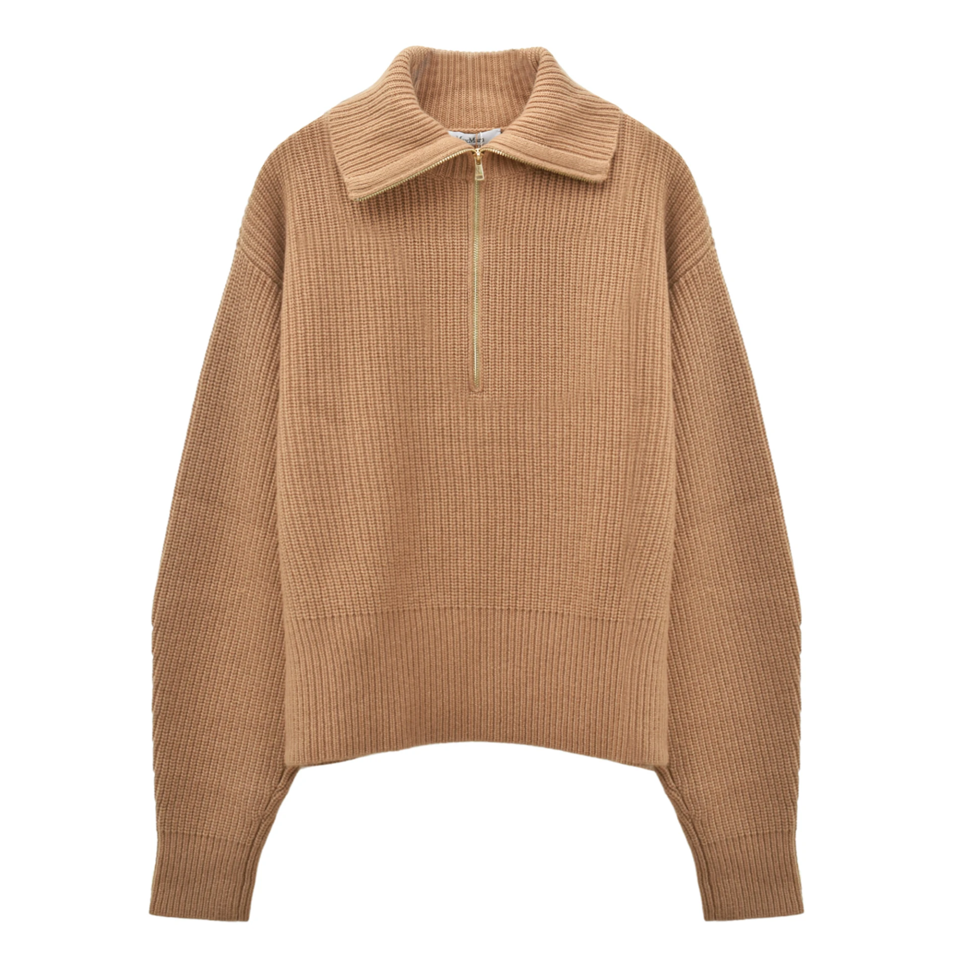 MAX MARA Nadar Zip Neck Sweater Wool And Cashmere