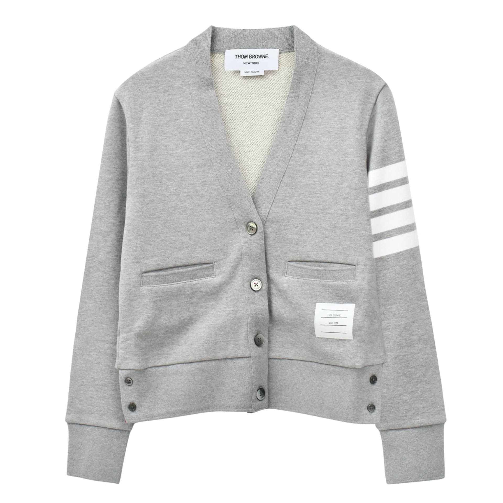 THOM BROWNE 4-Bar Stripe Cardigan