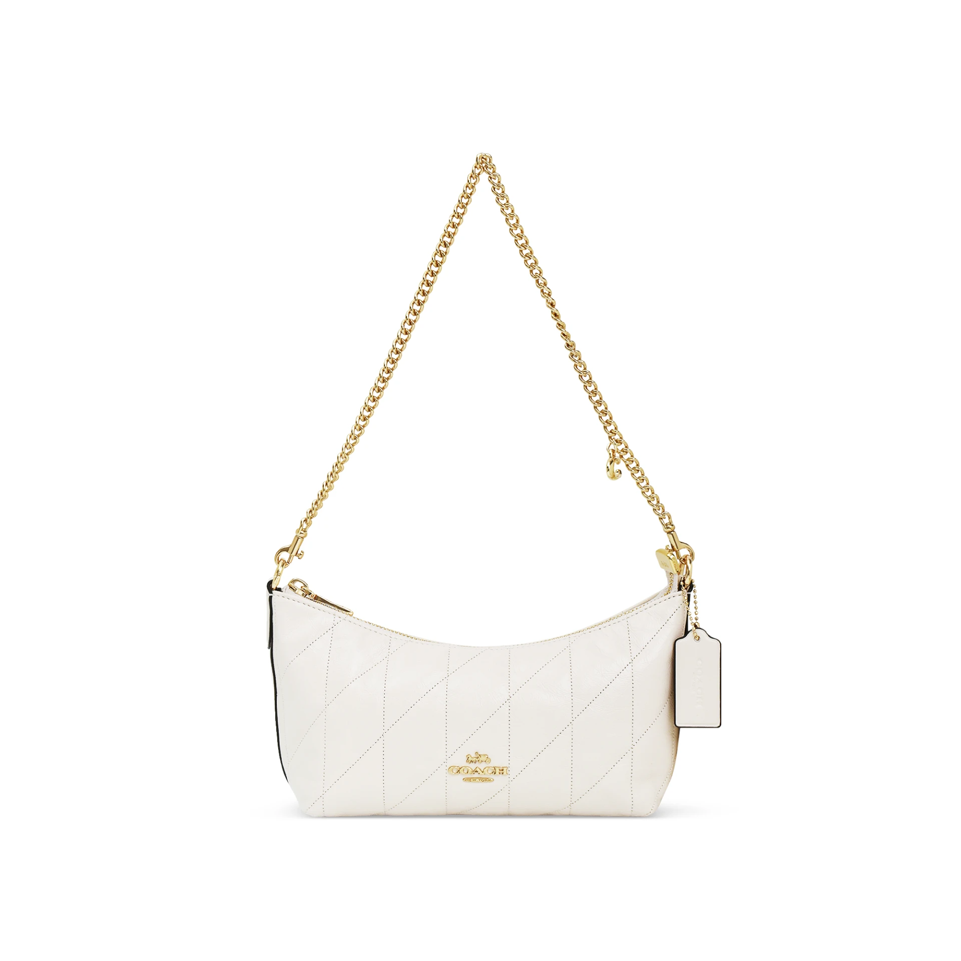 COACH Caitlin Shoulder Bag With Quilting And Charm