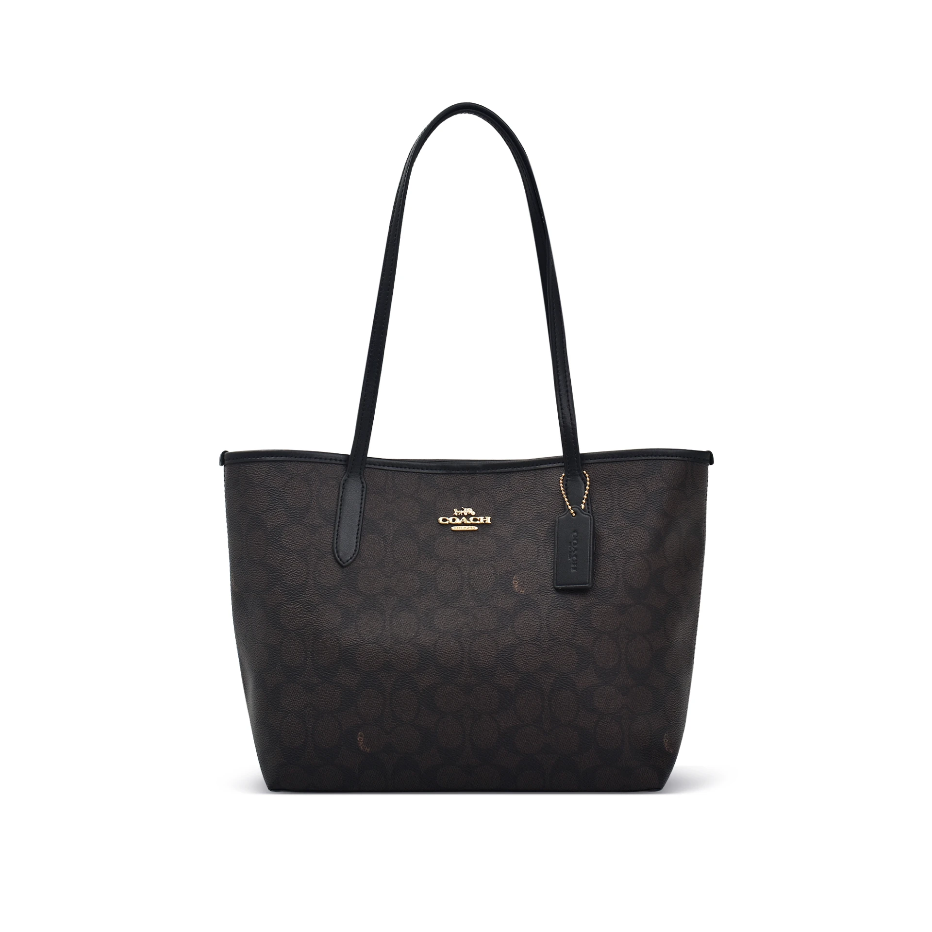COACH Medium City Tote Bag In Signature Canvas