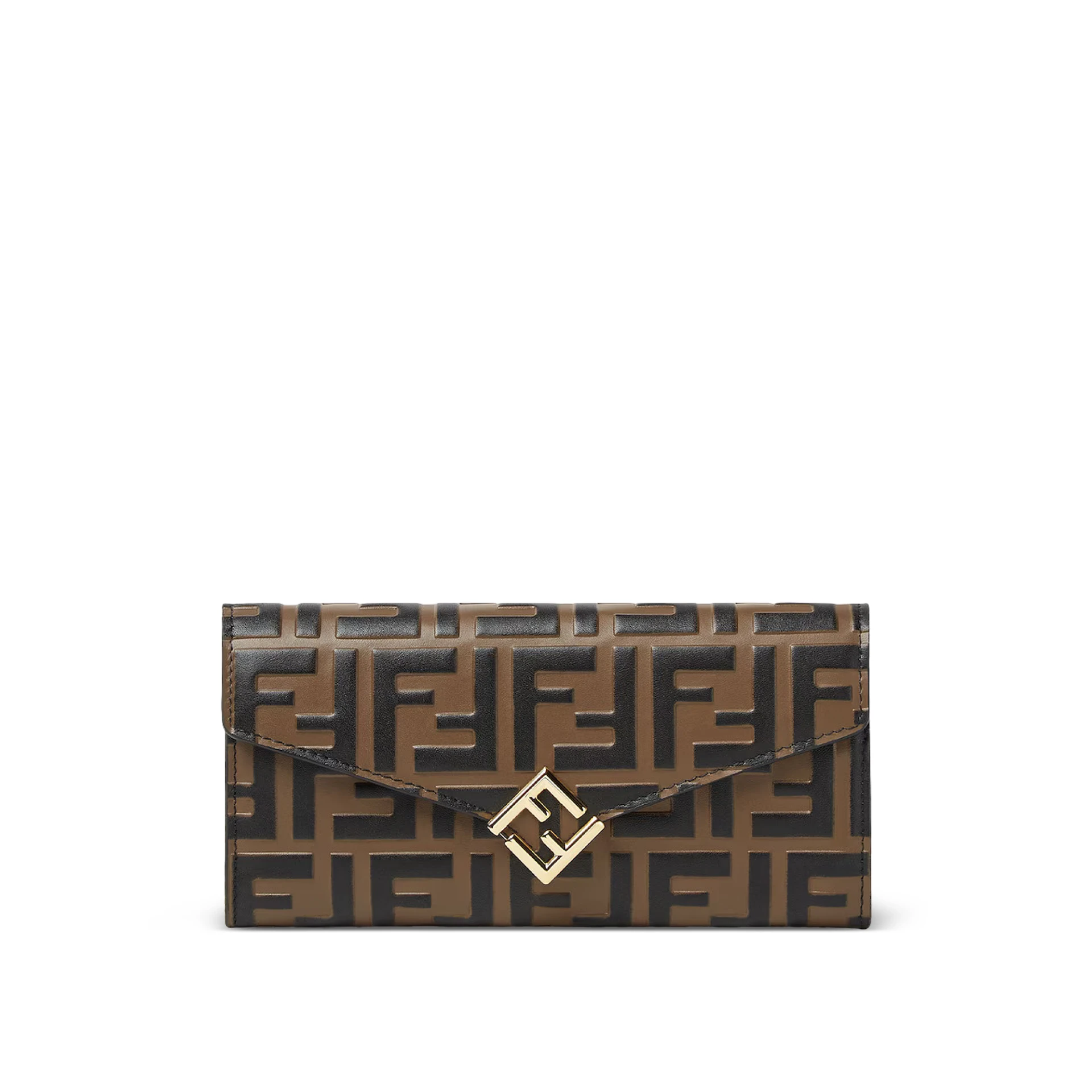 FENDI Ff Diamonds Continental Wallet With Chain