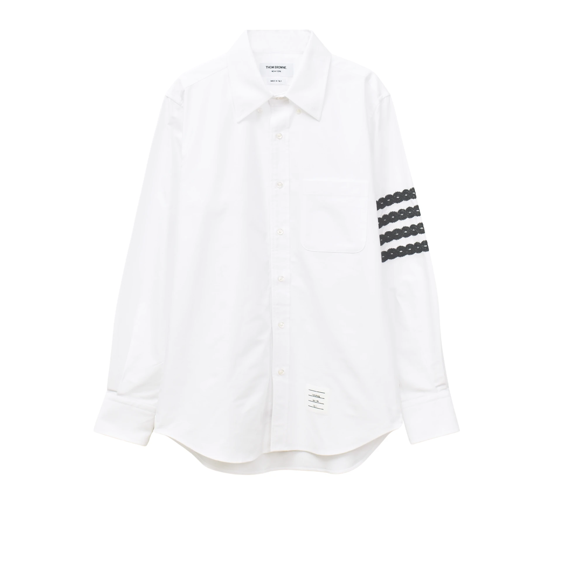 THOM BROWNE Oxford Straight-Fit Long Sleeve Shirt
