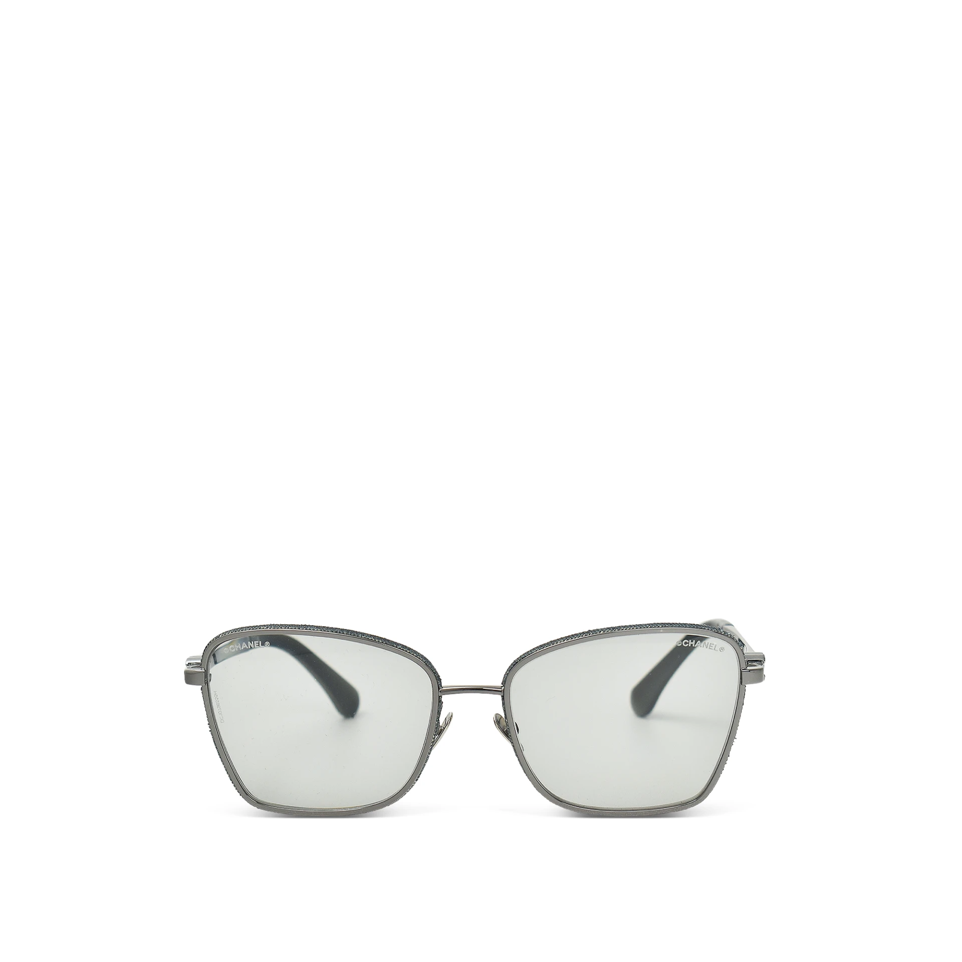 CHANEL 4289Q Square Metal Sunglasses