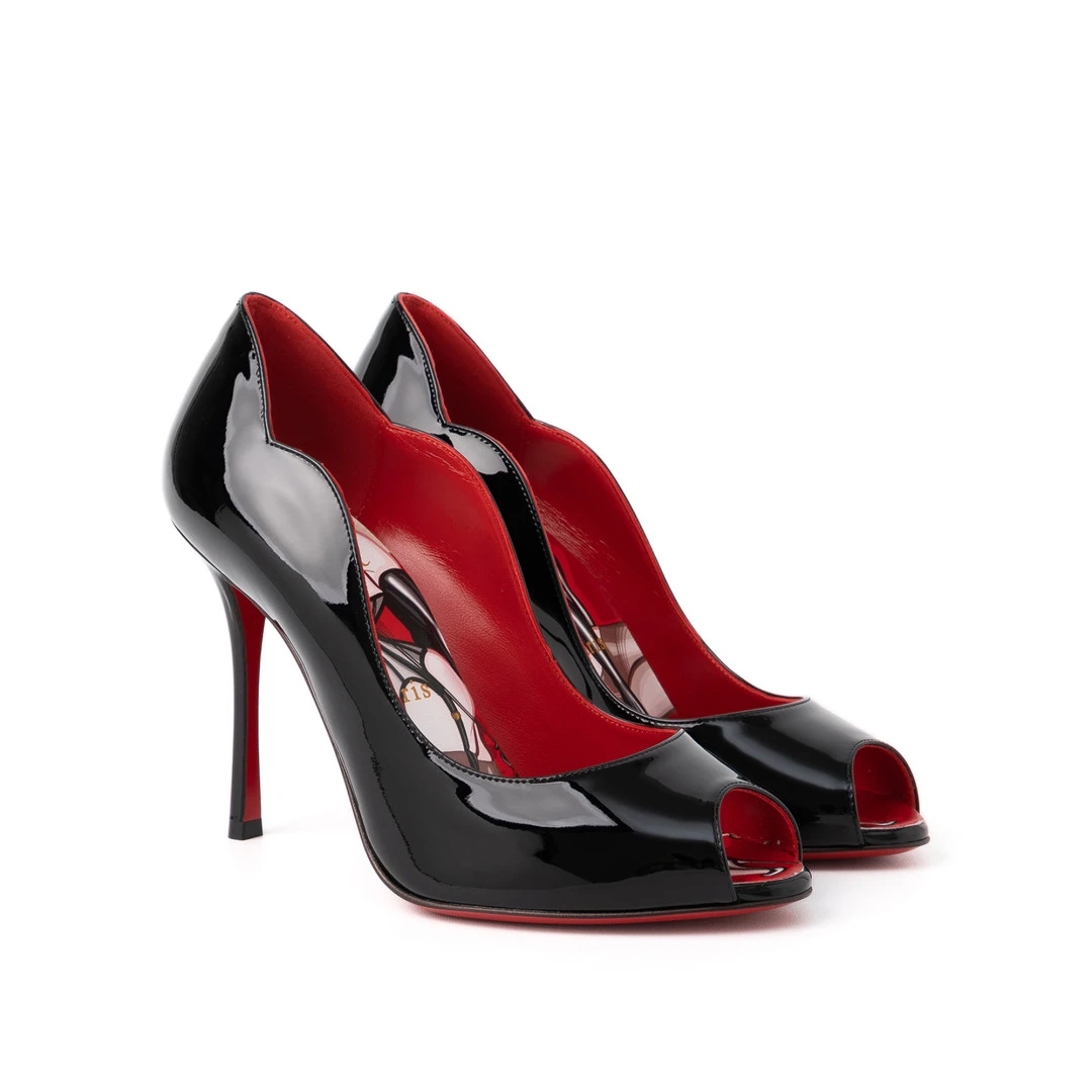 CHRISTIAN LOUBOUTIN Chick Up 100mm Pump Patent Leather