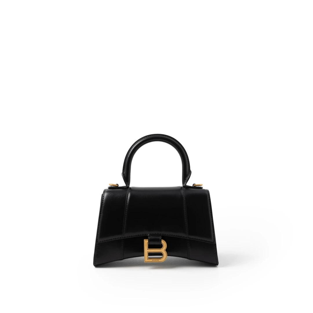 BALENCIAGA Hourglass XS Calf Leather Ghw