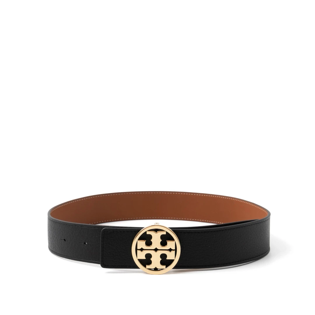 TORY BURCH 1.5" Miller Reversible Logo Belt