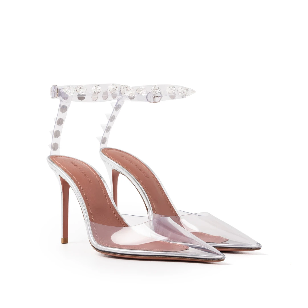 AMINA MUADDI Julia 95mm Glass Pump PVC