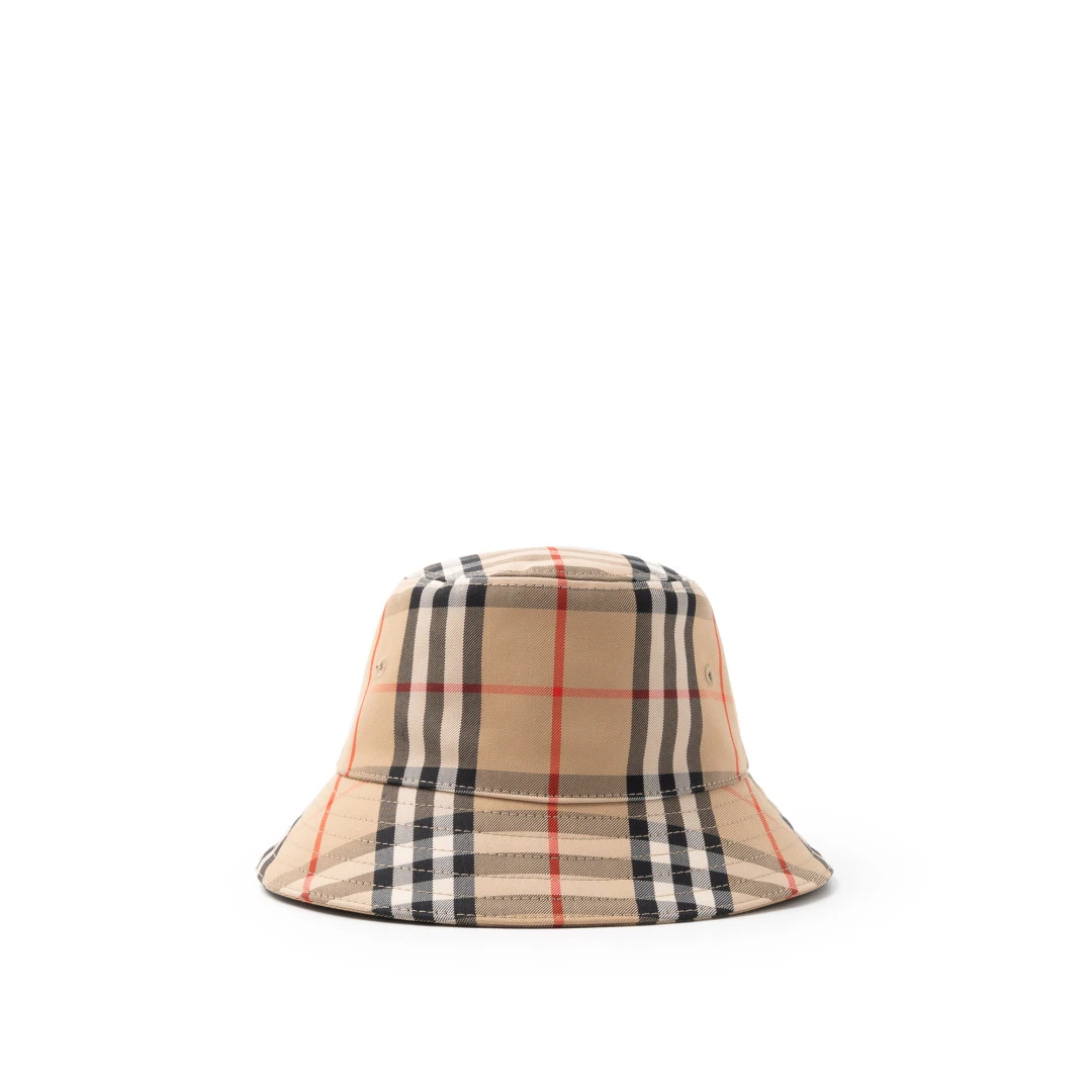 BURBERRY Gabriel Check Bucket Cap