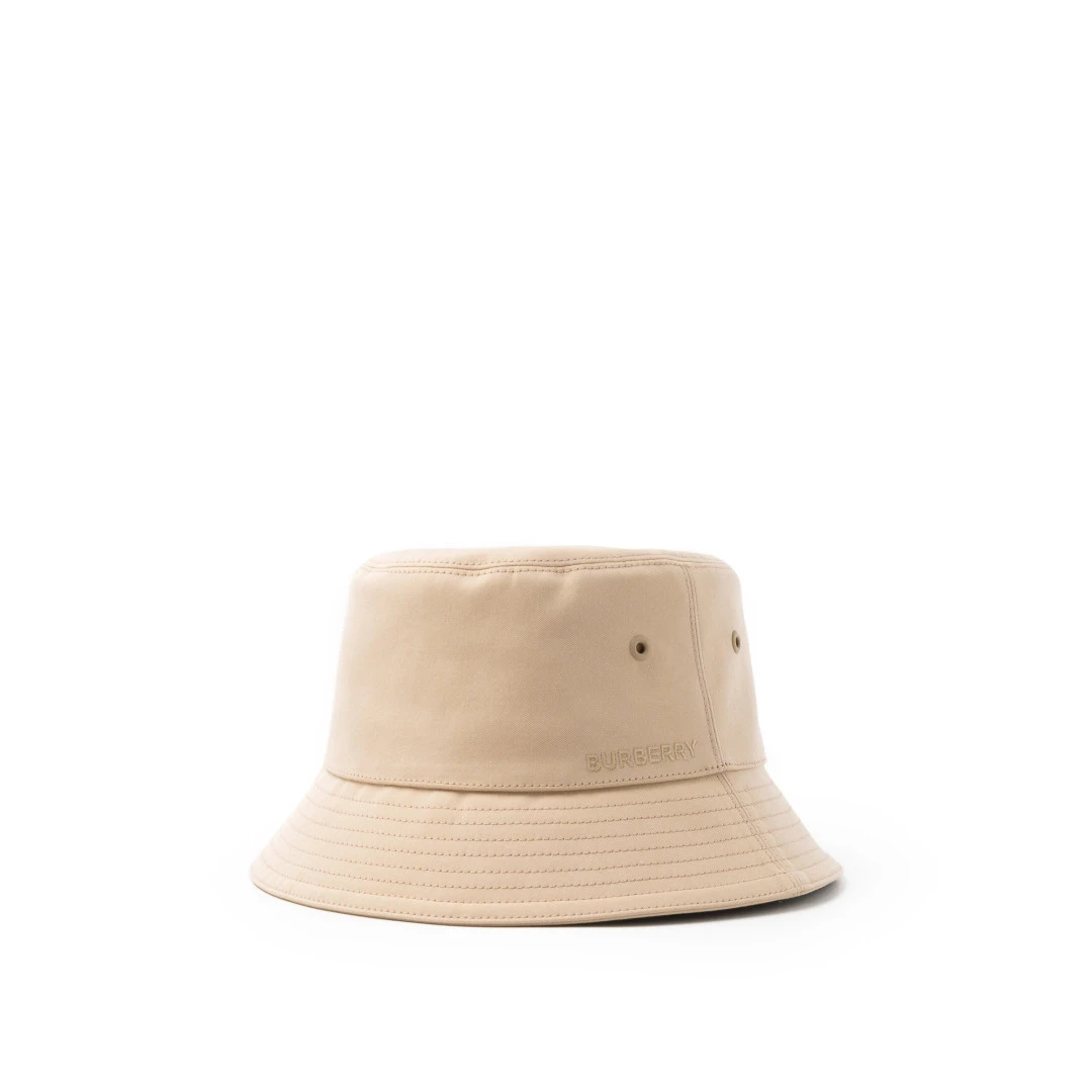 BURBERRY Embroidered Logo Bucket Hat