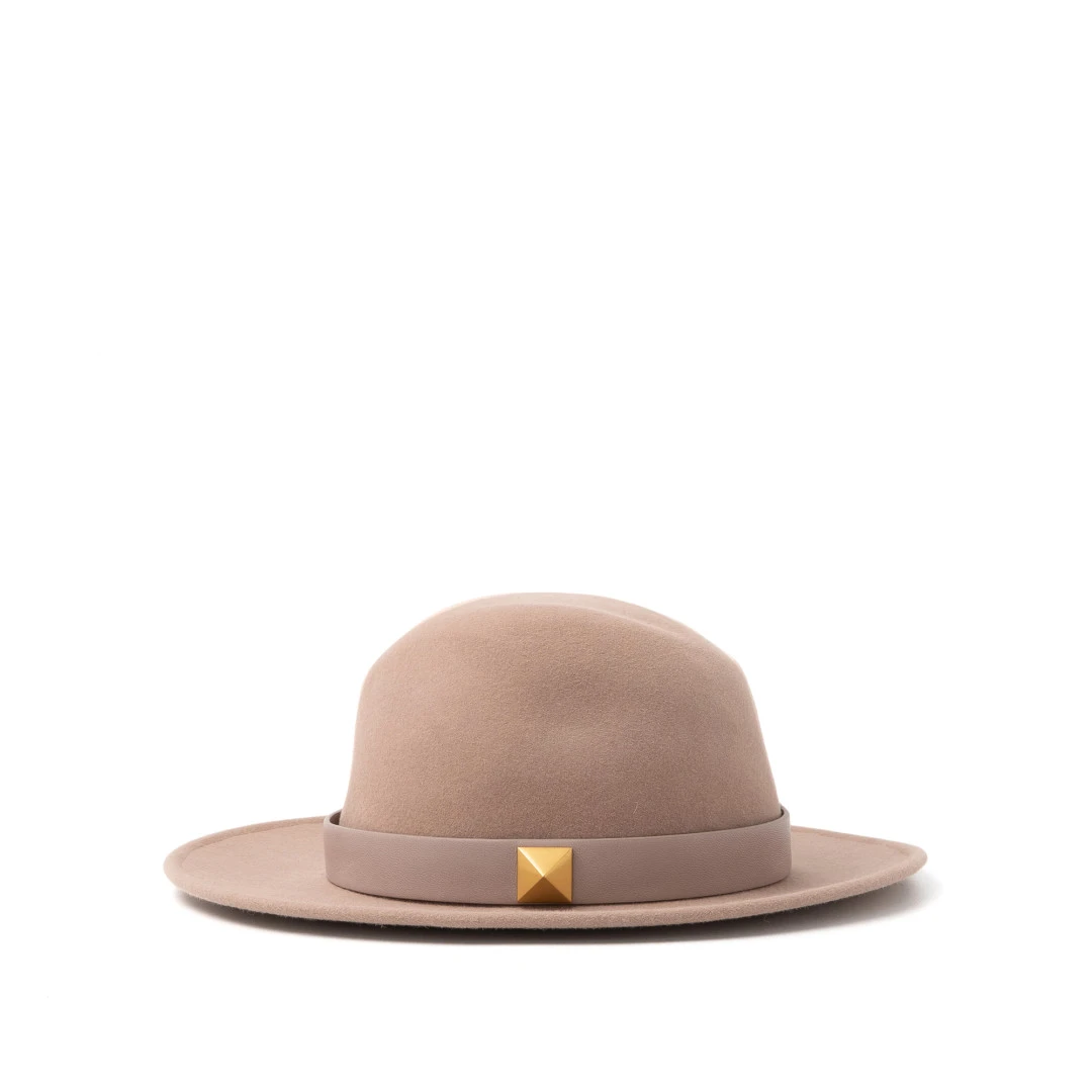 VALENTINO Roman Stud Fedora Hat