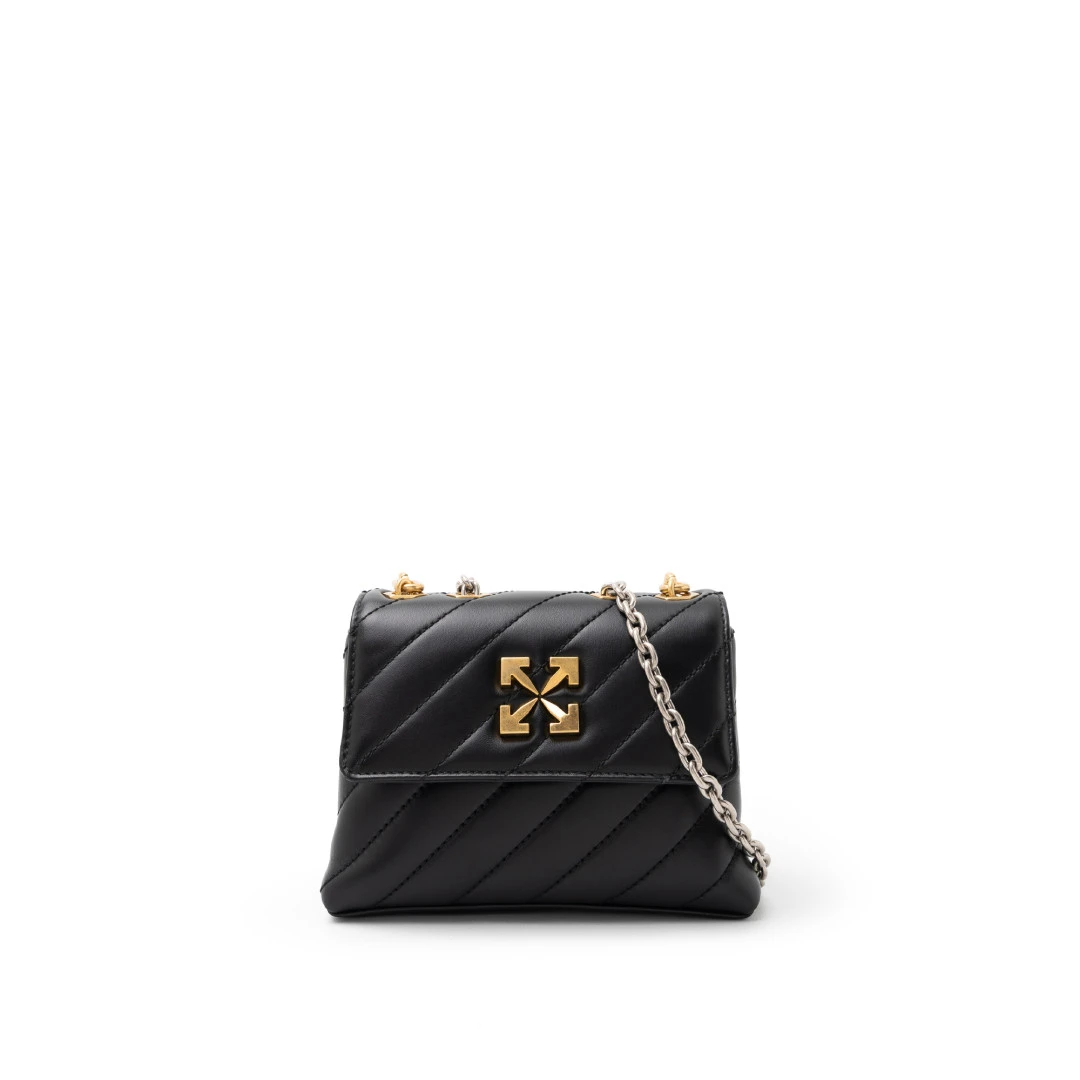 OFF WHITE Jackhammer 19 Quilted Shoulder Bag