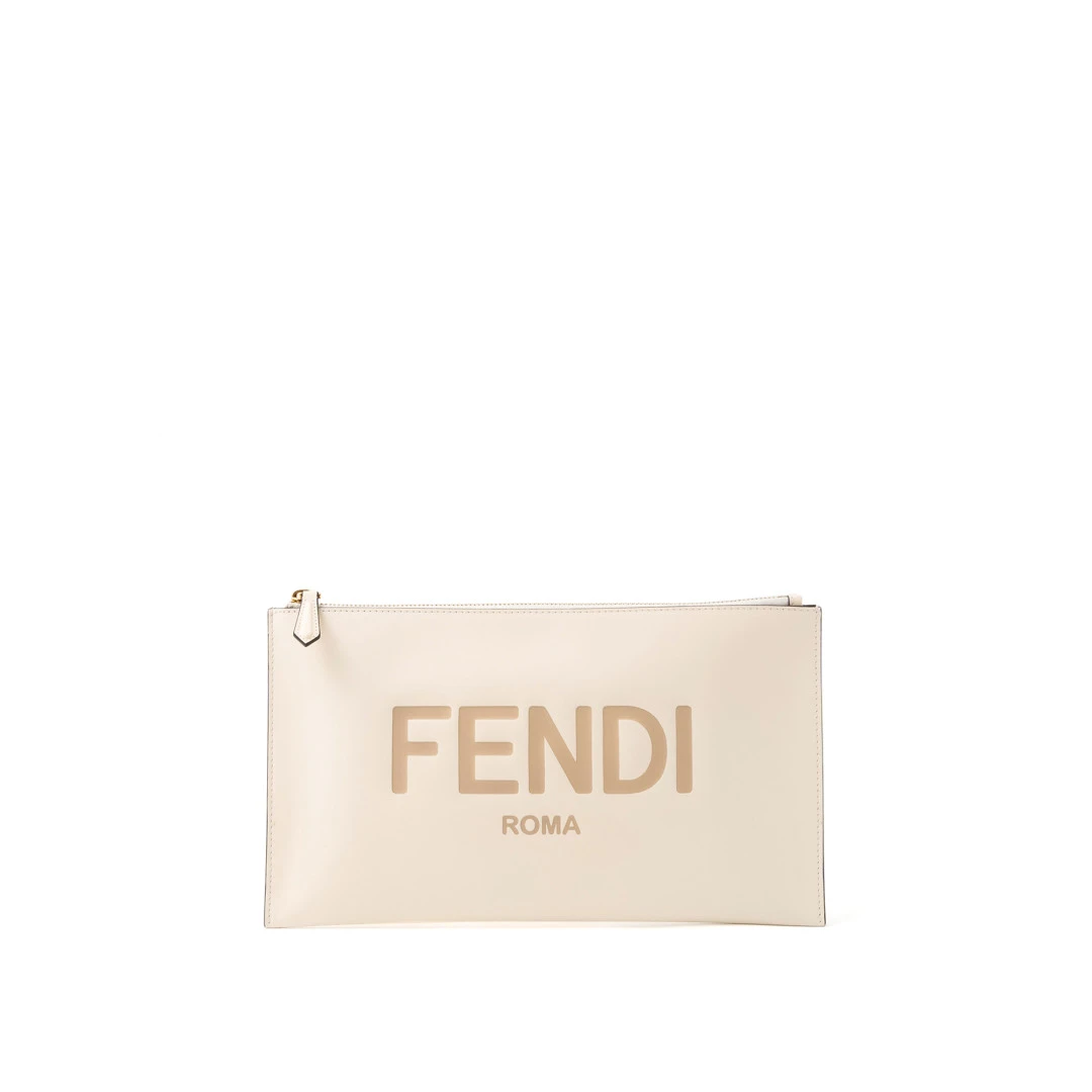 FENDI Logo Flat Pochette