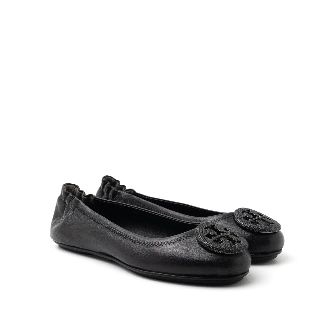 TORY BURCH Minnie Travel Ballet Pave