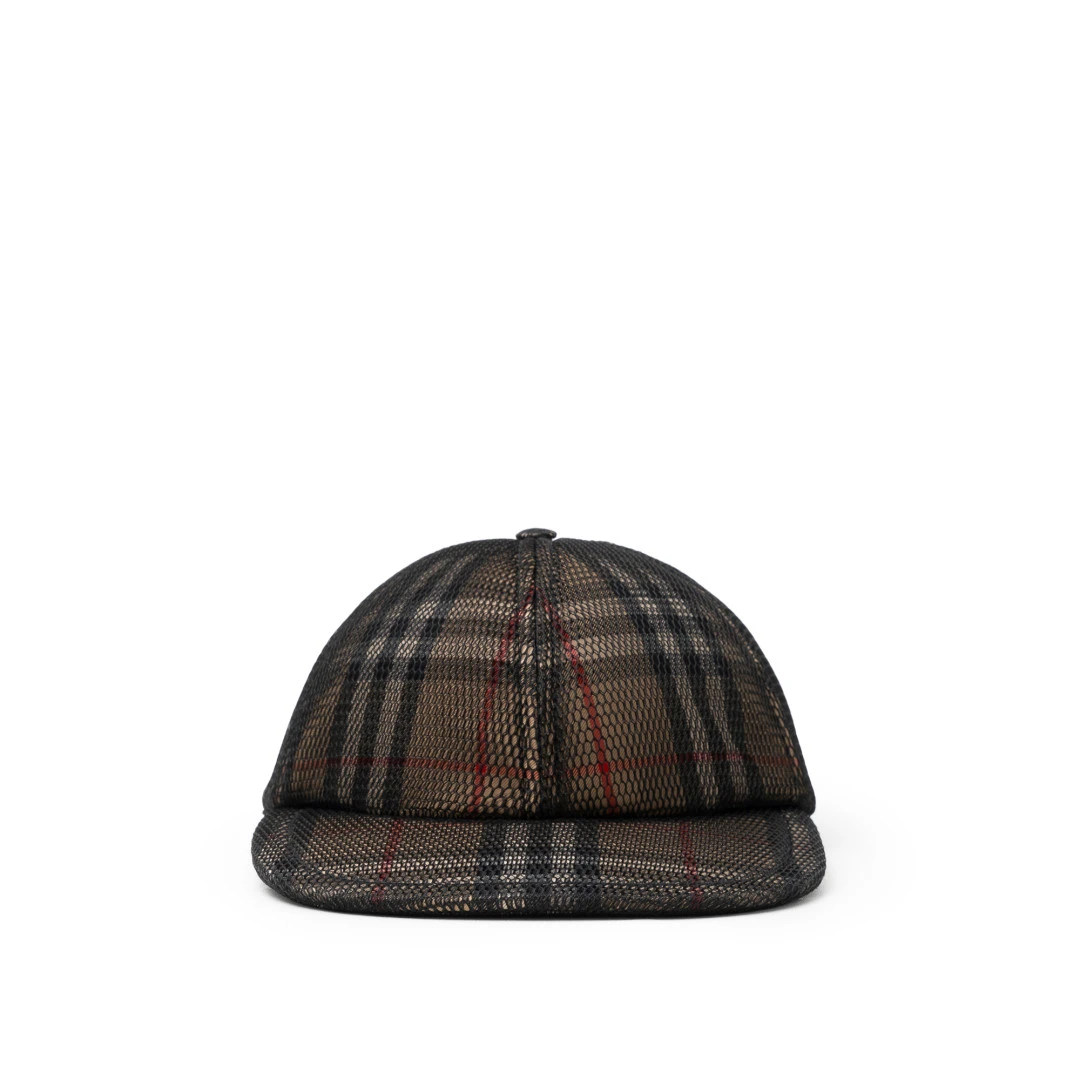BURBERRY Mesh Overlay Check Cap