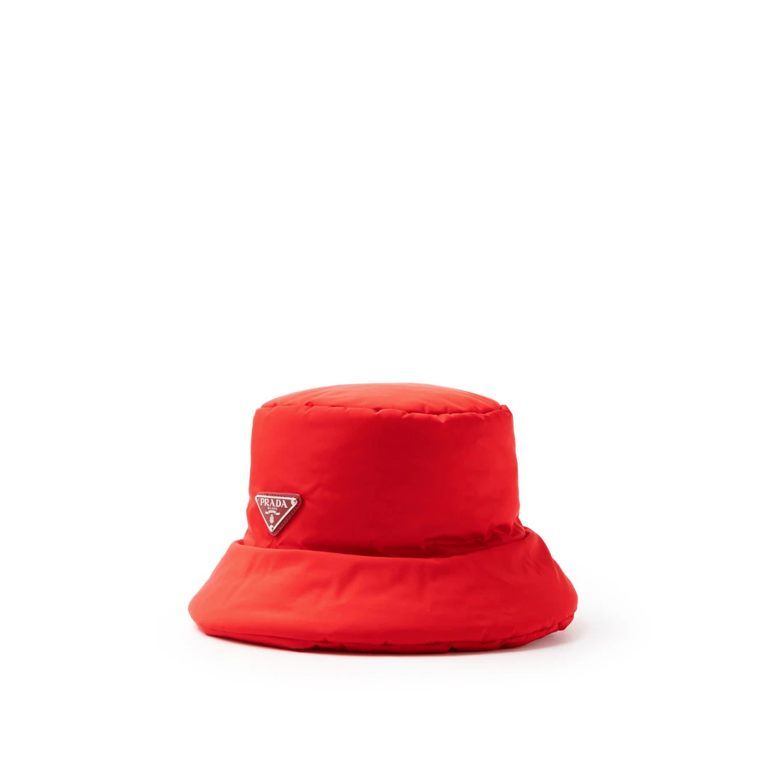 PRADA Triangle Logo Bucket Cap