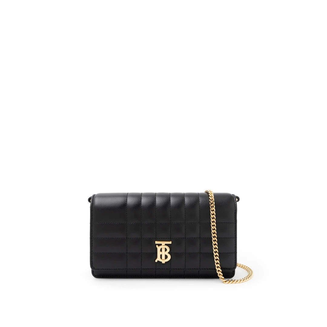 BURBERRY Lola Wallet On Chain Leather