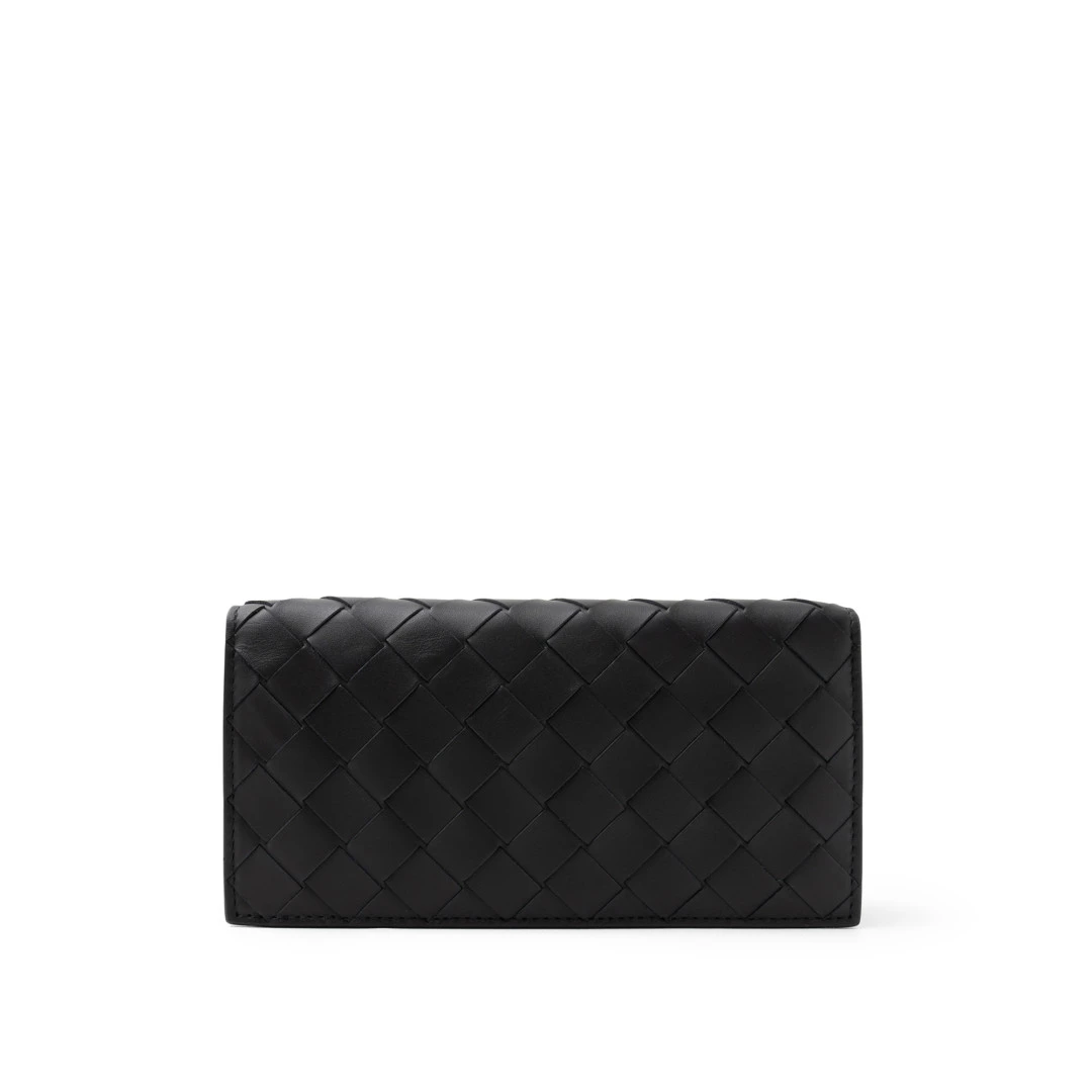 BOTTEGA VENETA Big Intrecciato Long Wallet