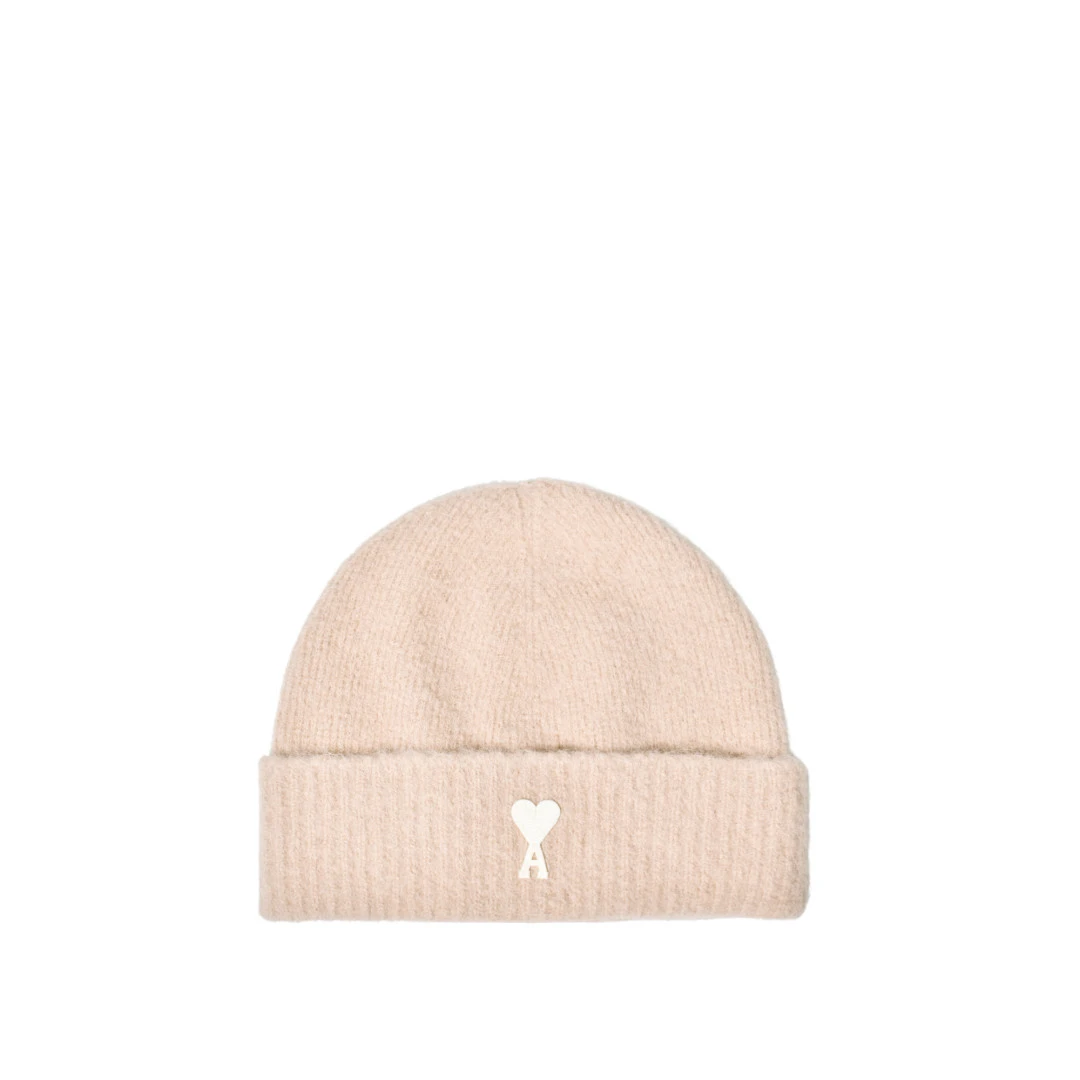 AMI PARIS Cloudy Wool Ami De Coeur Beanie