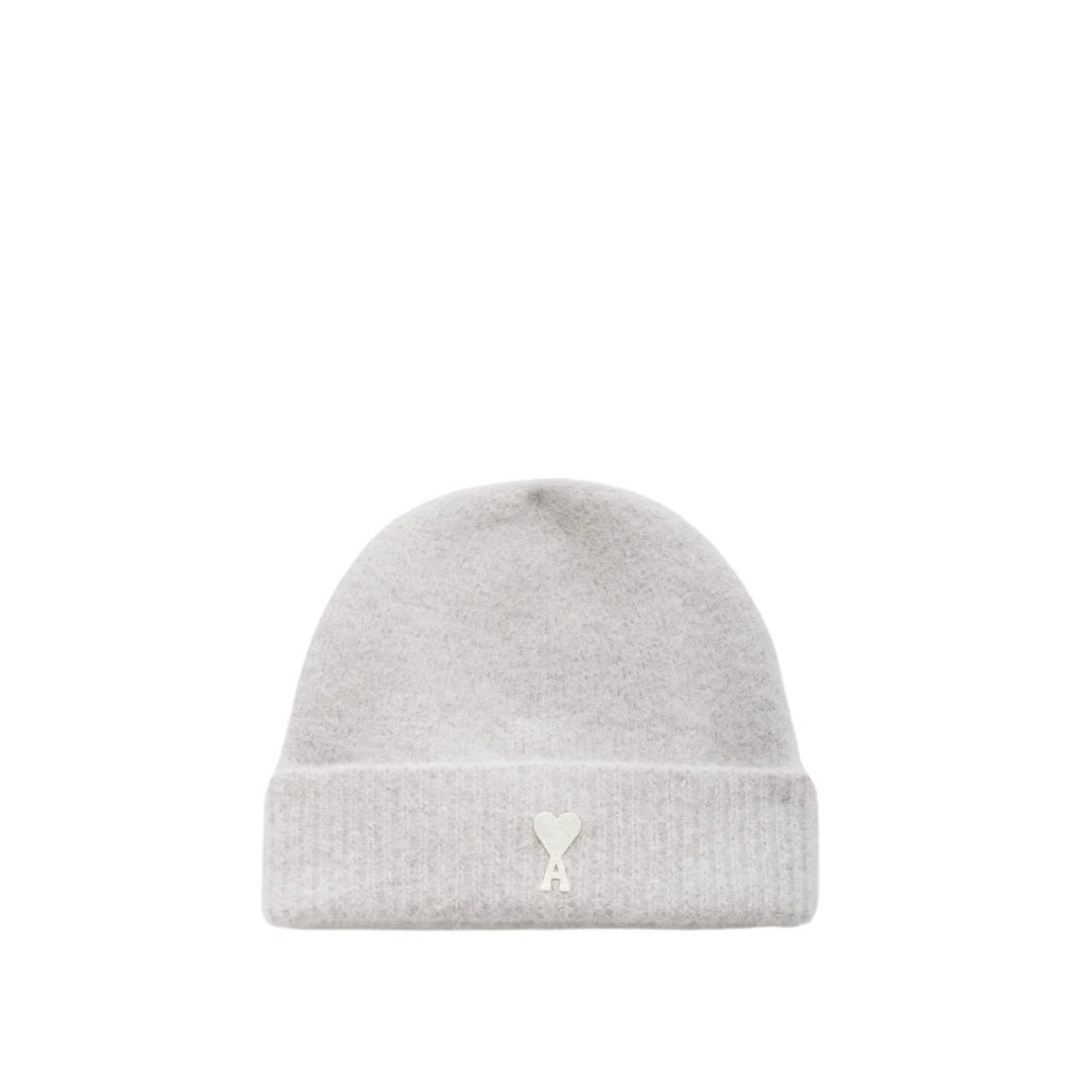 AMI PARIS Cloudy Wool Ami De Coeur Beanie