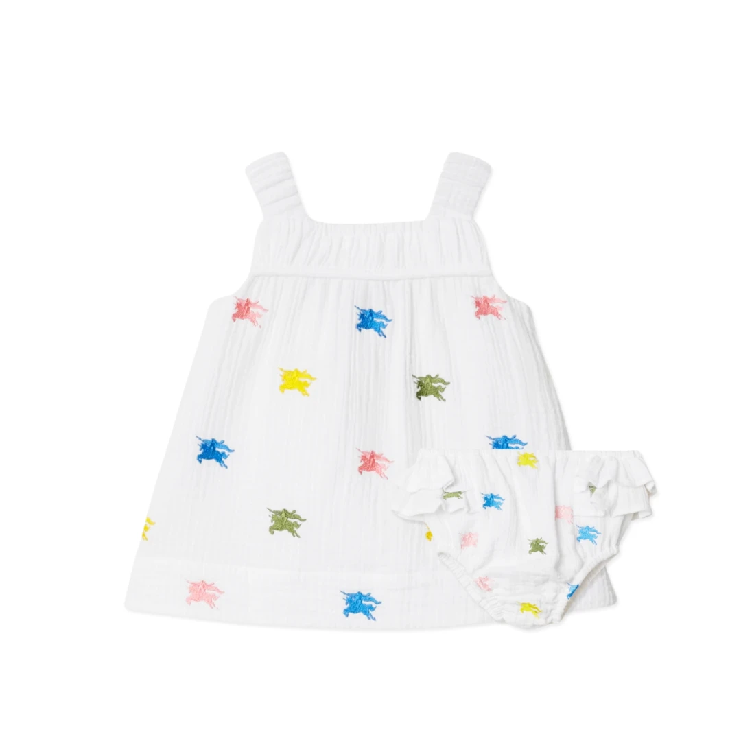 BURBERRY EKD Dress With Bloomers Cotton