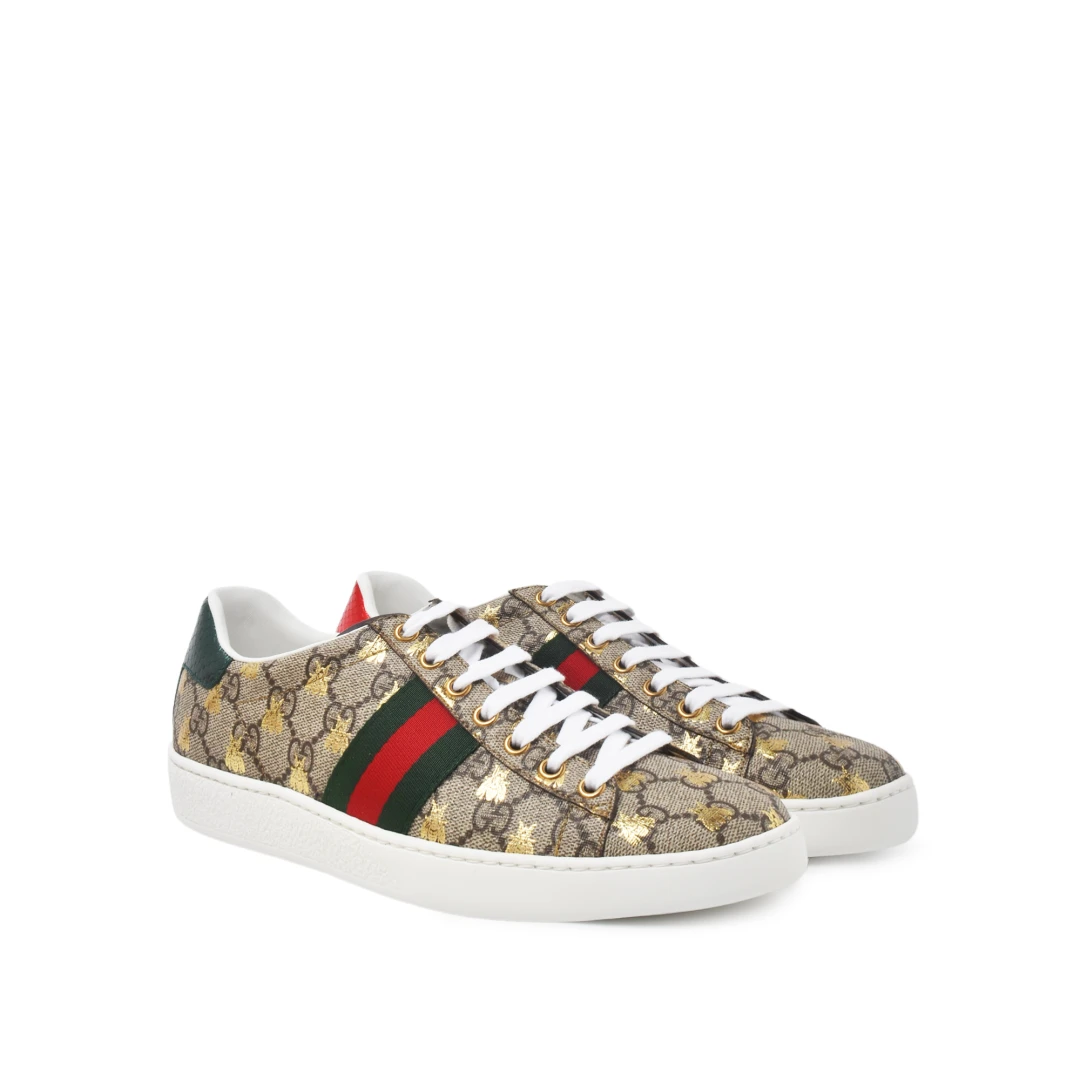 GUCCI Ace GG Supreme With Bee Sneaker