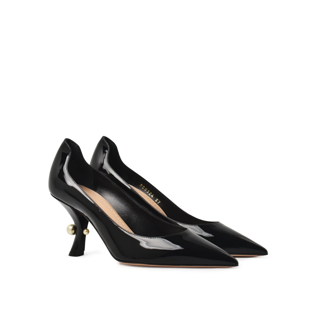 CHRISTIAN DIOR Dior Tribales 80mm Pump Patent Leather