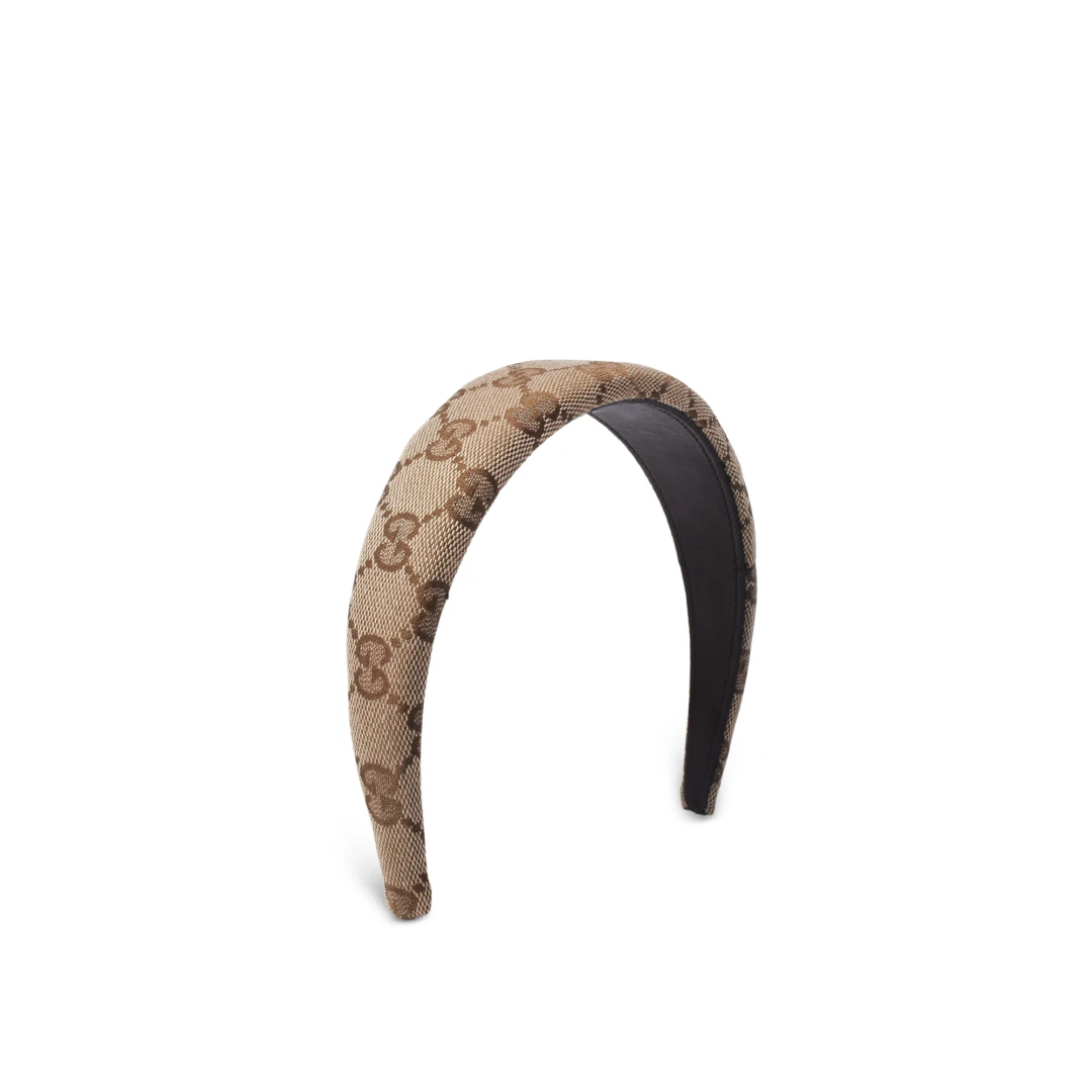 GUCCI GG Supreme Headband Canvas