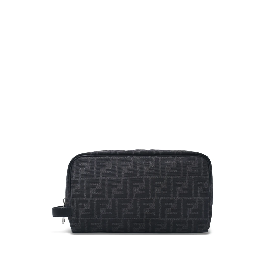 FENDI All Over Logo FF Travel Pouch