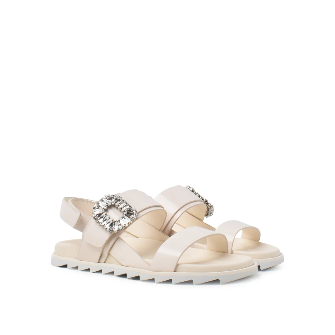 ROGER VIVIER Slidy Viv Sandals Leather
