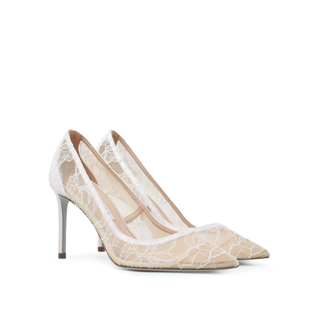 AQUAZZURA Purist 85mm Pump Lace
