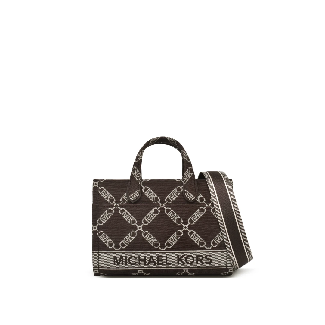 MICHAEL KORS Gigi Small Empire Jacquard Tote Bag