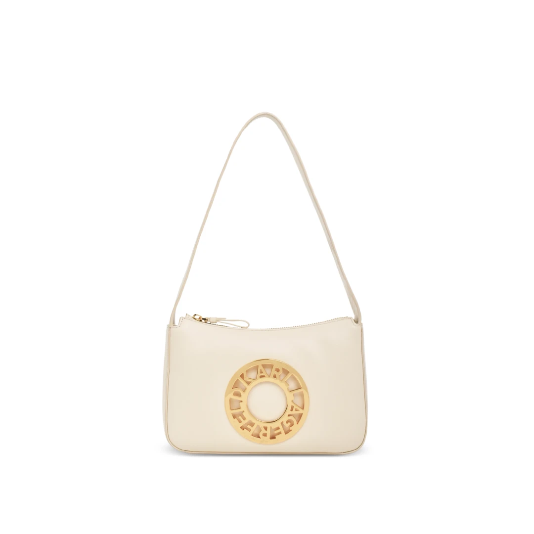 KARL LAGERFELD K/disk Small Zip Shoulder Bag