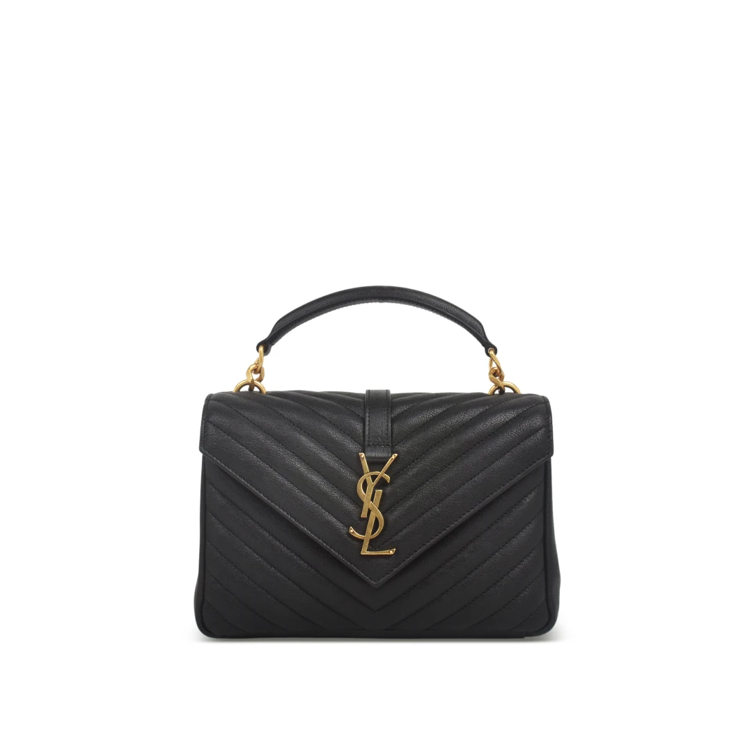 SAINT LAURENT Monogramme College Medium Shoulder Bag Ghw