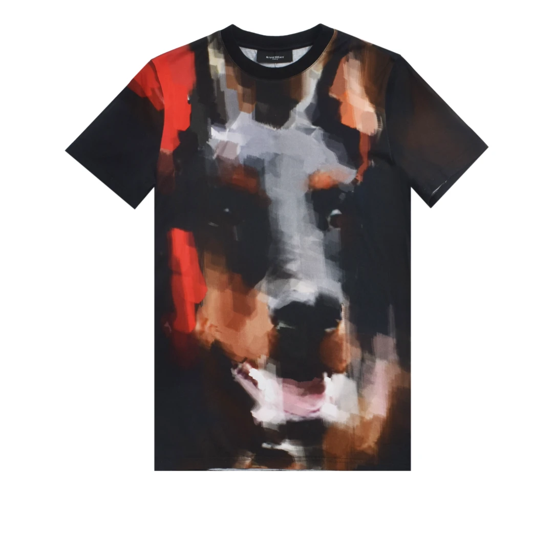 GIVENCHY Doberman dog print tshirt