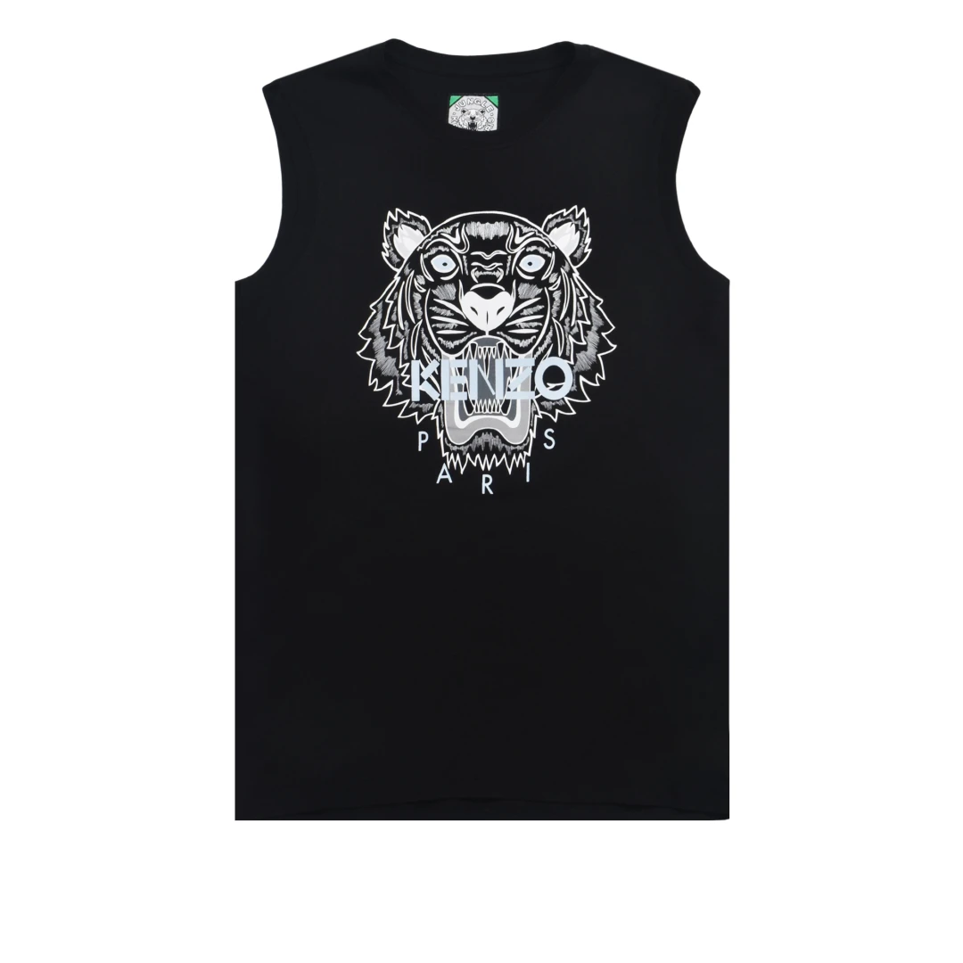 KENZO Tank top with tiger