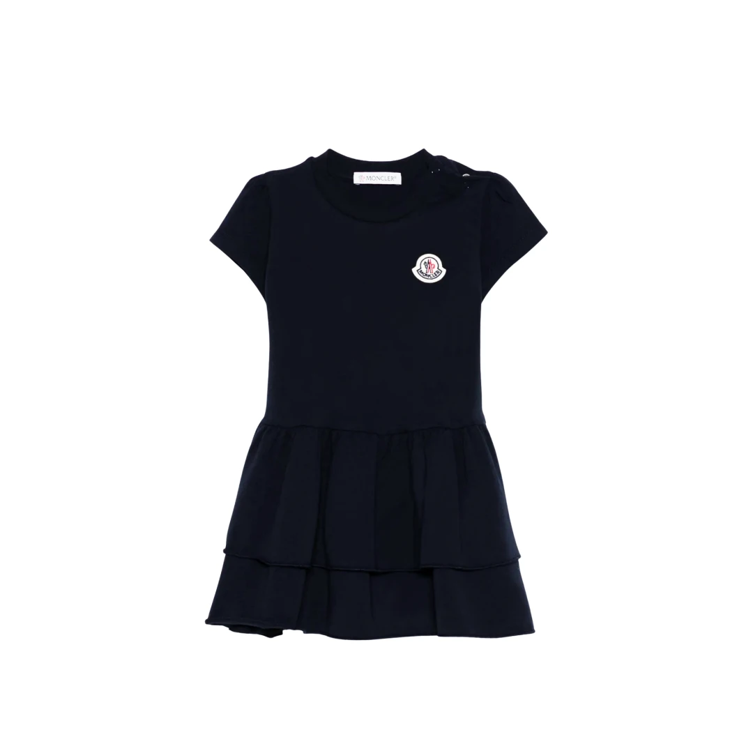 MONCLER Logo Patch Embroidered Dress