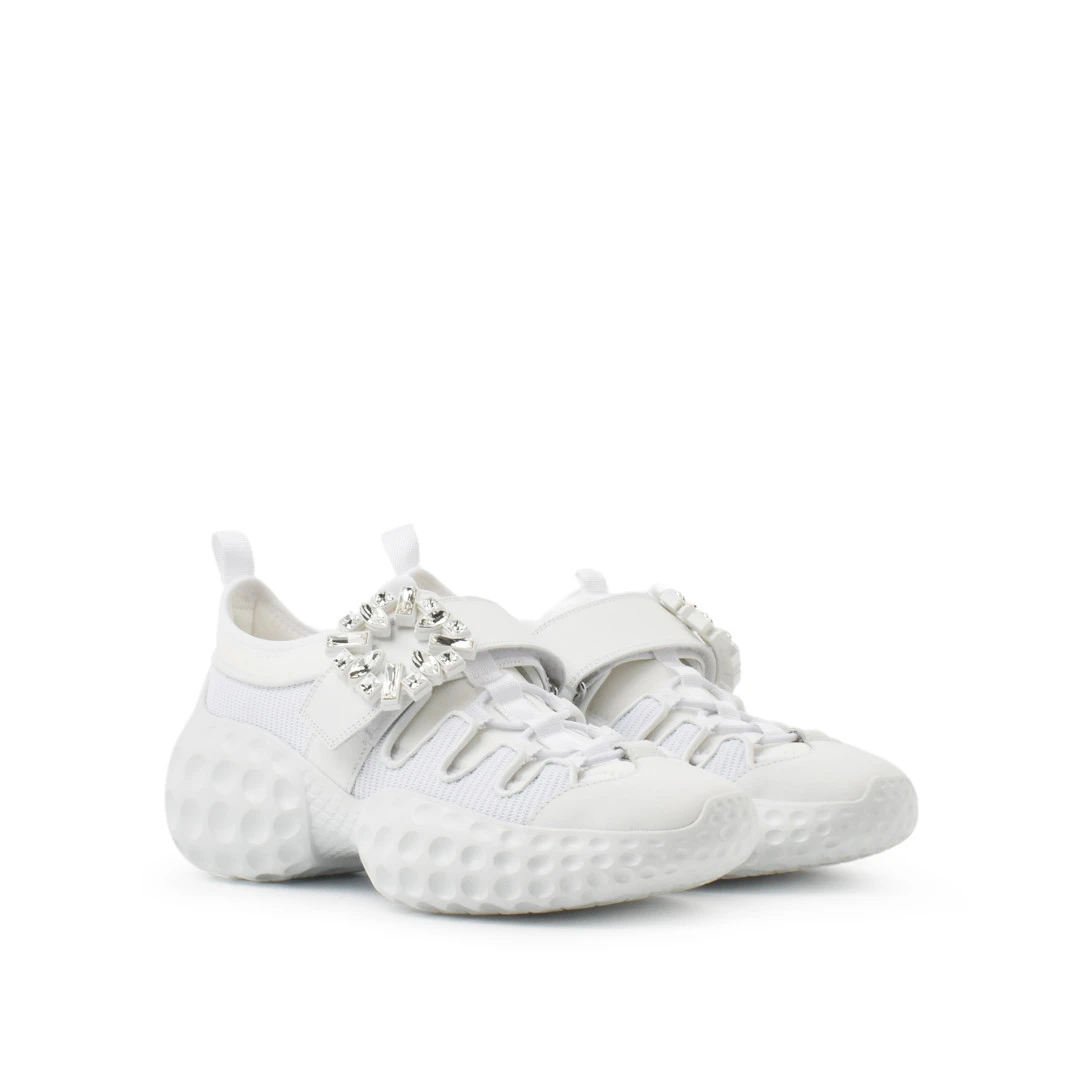 ROGER VIVIER Viv' Run Light Trekky Fabric Sneakers