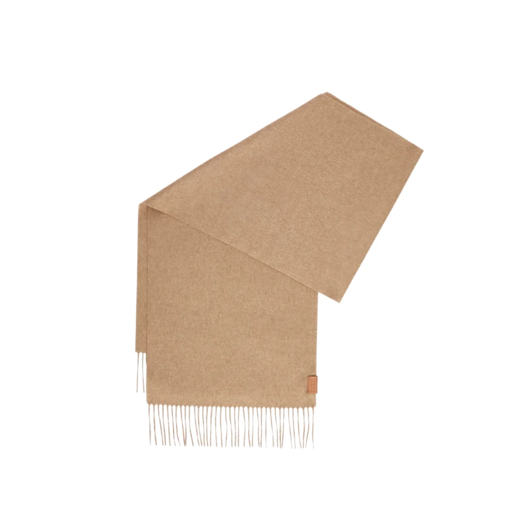 LOEWE Embossed Logo Scarf In Cashmere