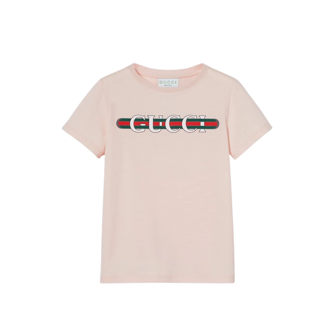 GUCCI Web Logo Print Tshirt