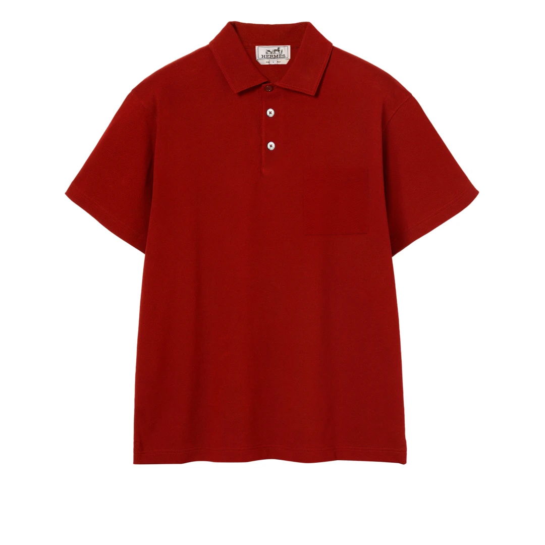 Bonsoir Indonesia | H Embroidered Buttoned Polo Shirt - H072325HA45XS