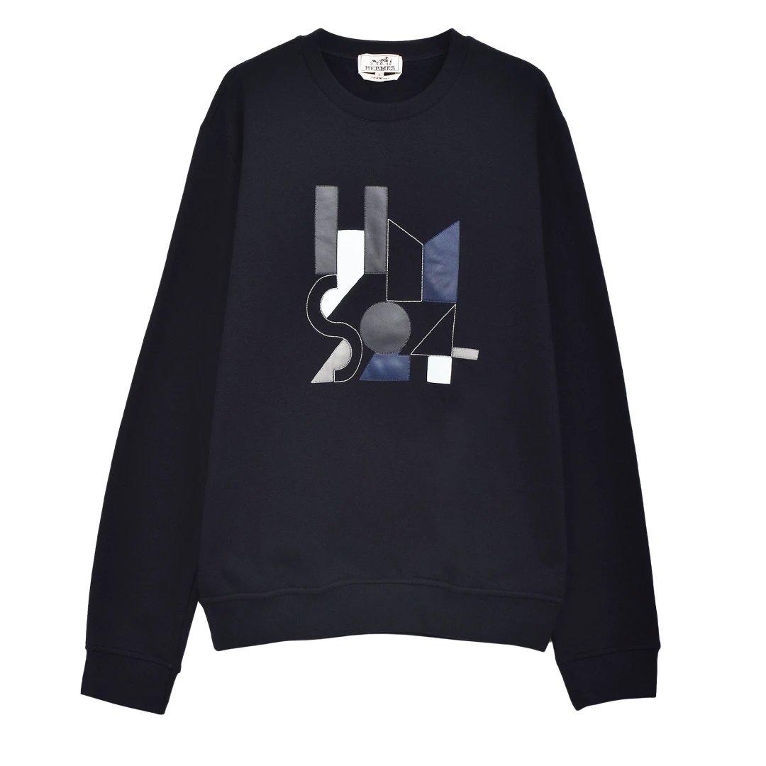 HERMES Jeu D'adress Patch Sweatshirt